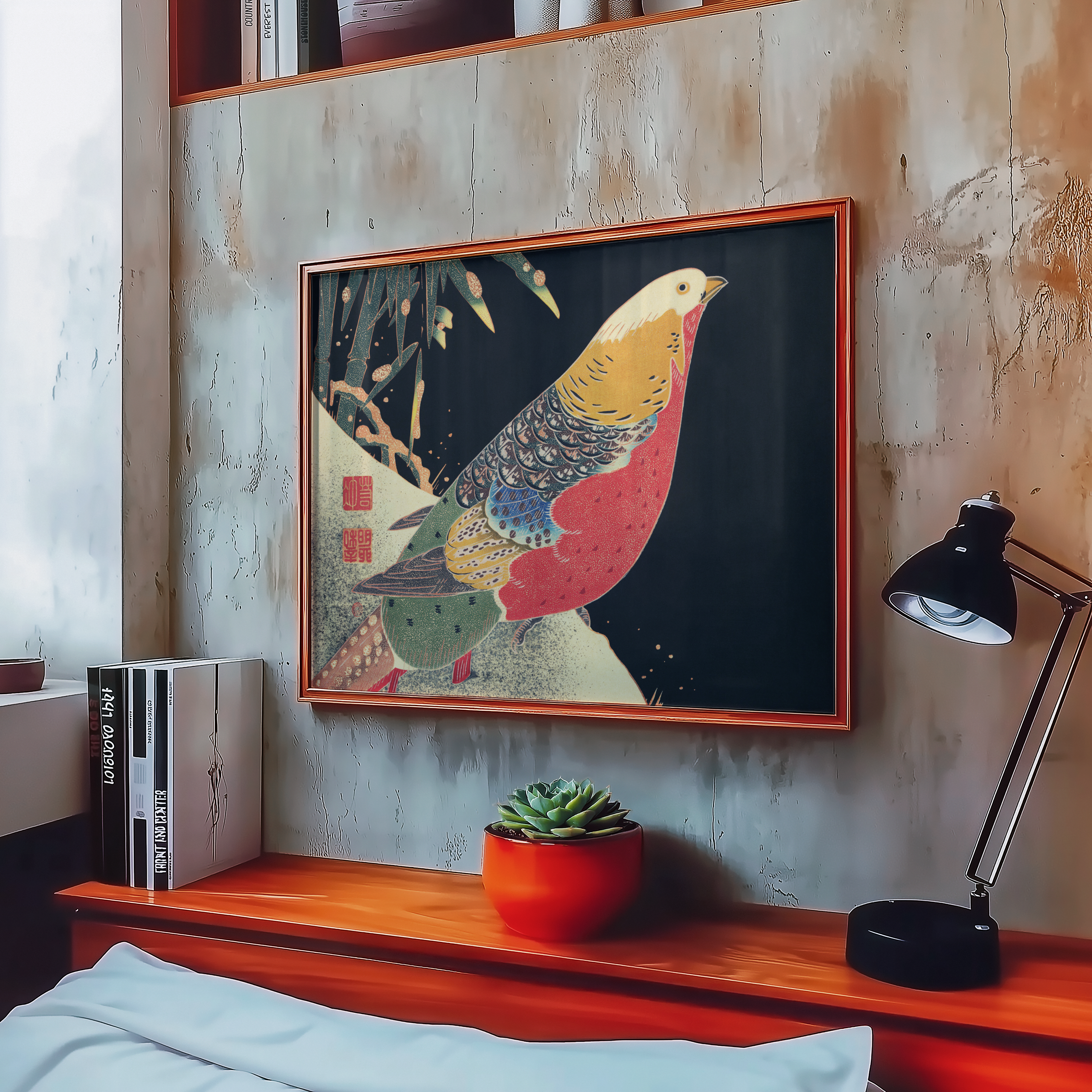 Itô Jakuchu - Golden Pheasant in the Snow