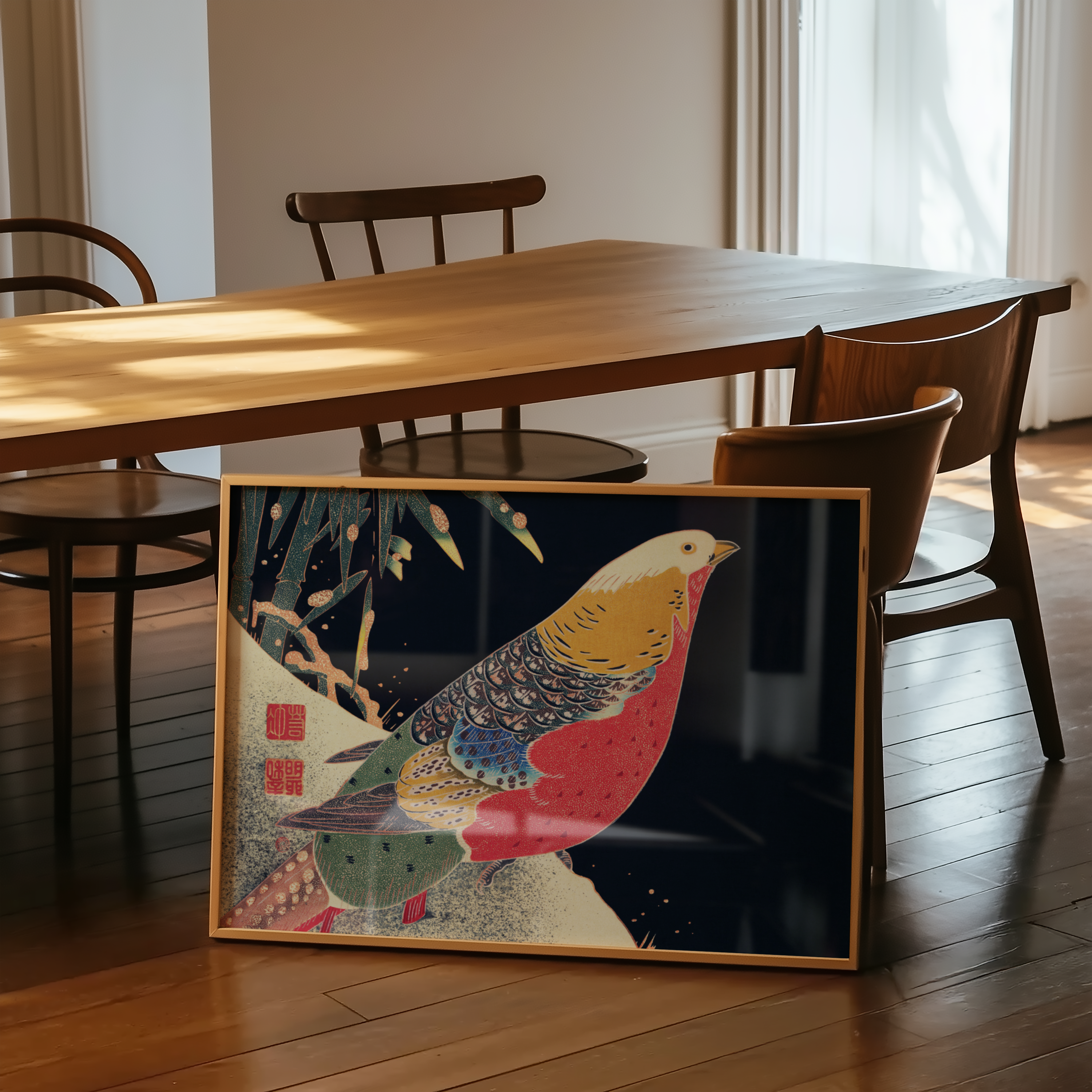 Itô Jakuchu - Golden Pheasant in the Snow