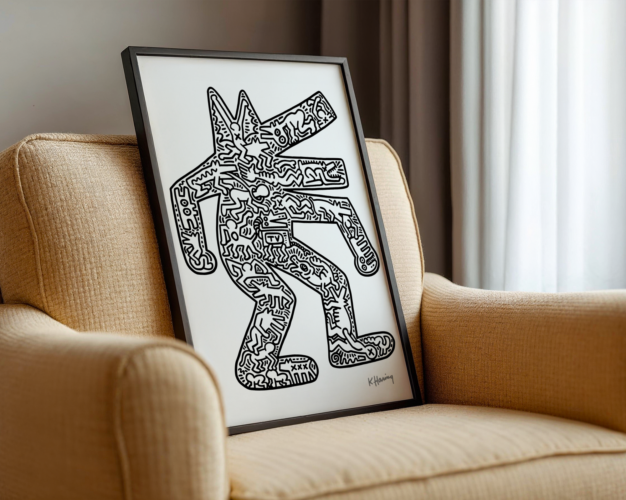 Keith Haring - Dog (1985)