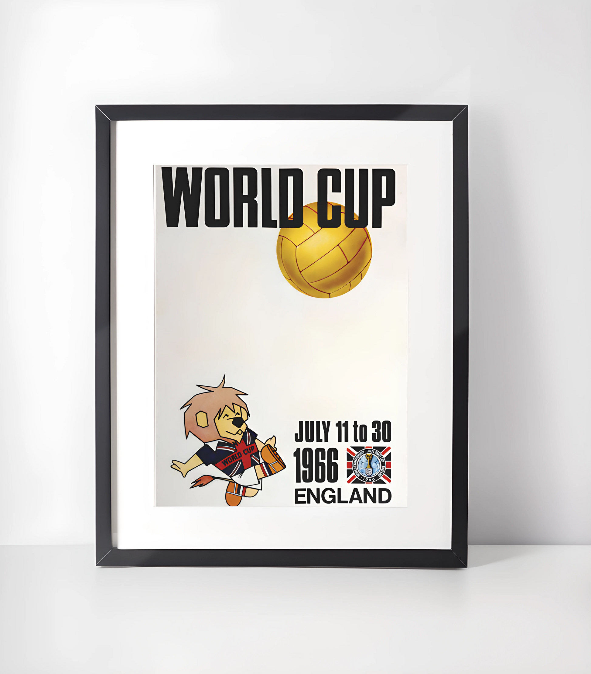 Fotball VM-Plakater Kunstsamling - Kunsttrykk A3+/A3 - Uten ramme