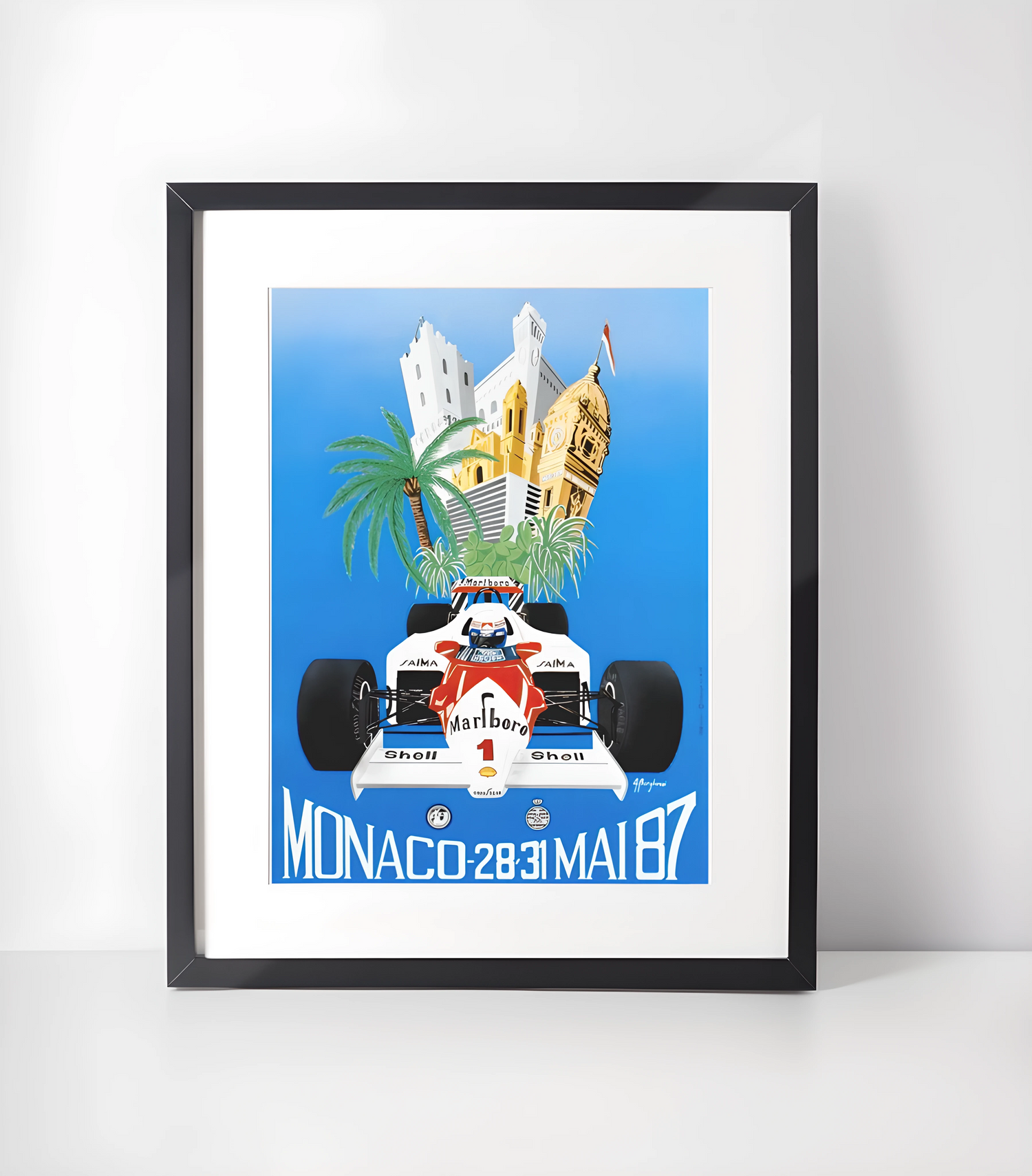Monaco Grand Prix Kunstsamling