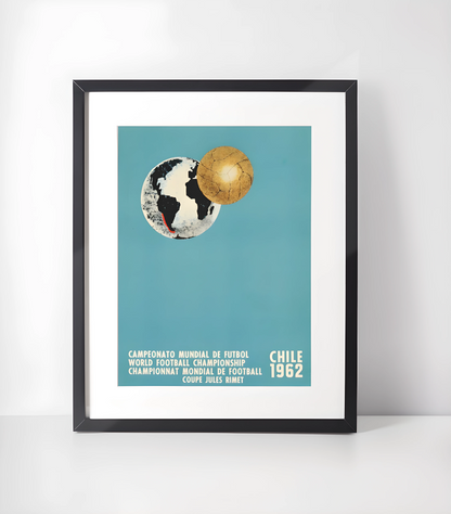 Fotball VM-Plakater Kunstsamling - Kunsttrykk A3+/A3 - Uten ramme