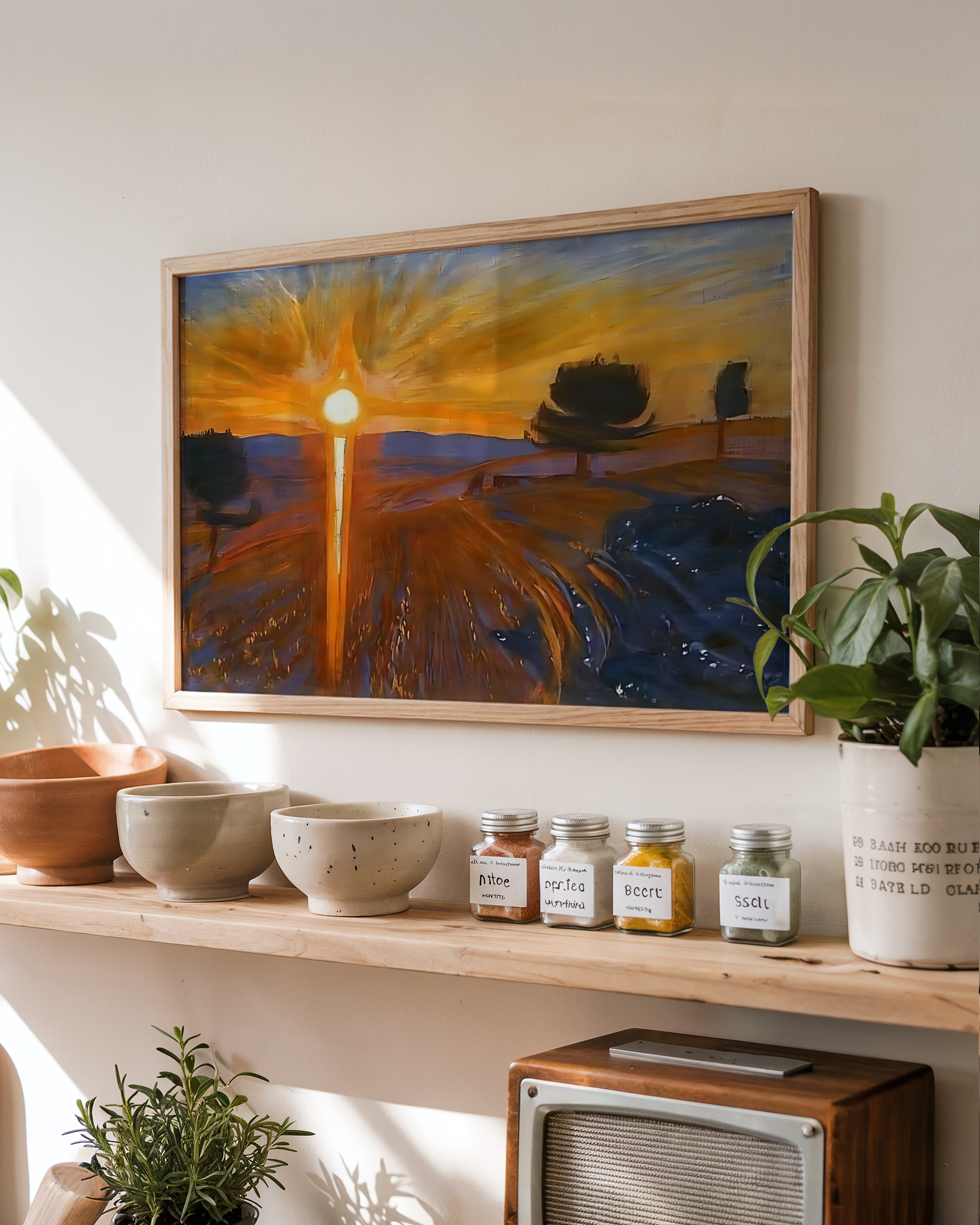 Wojciech Weiss - Radiant Sunset
