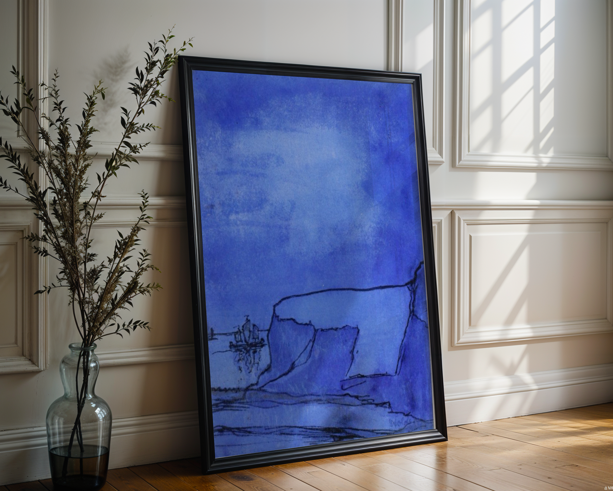 Emil Nolde - Blå kyst med klipper