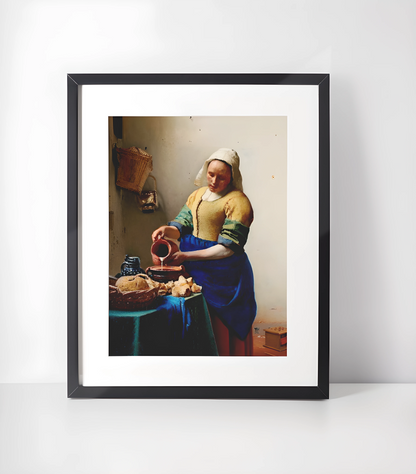 Johannes Vermeer Kunstsamling - Kunsttrykk A3+/A3 - Uten ramme