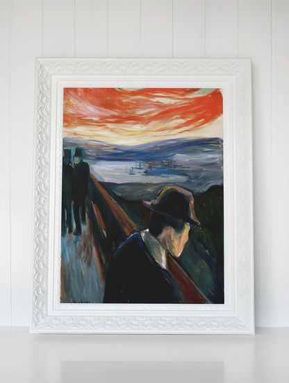 Edvard Munch Skrik, Angst & Fortvilelse Kunstsamling - Kunsttrykk A3+/A3 - Uten ramme #3 Fortvilelse (1892)