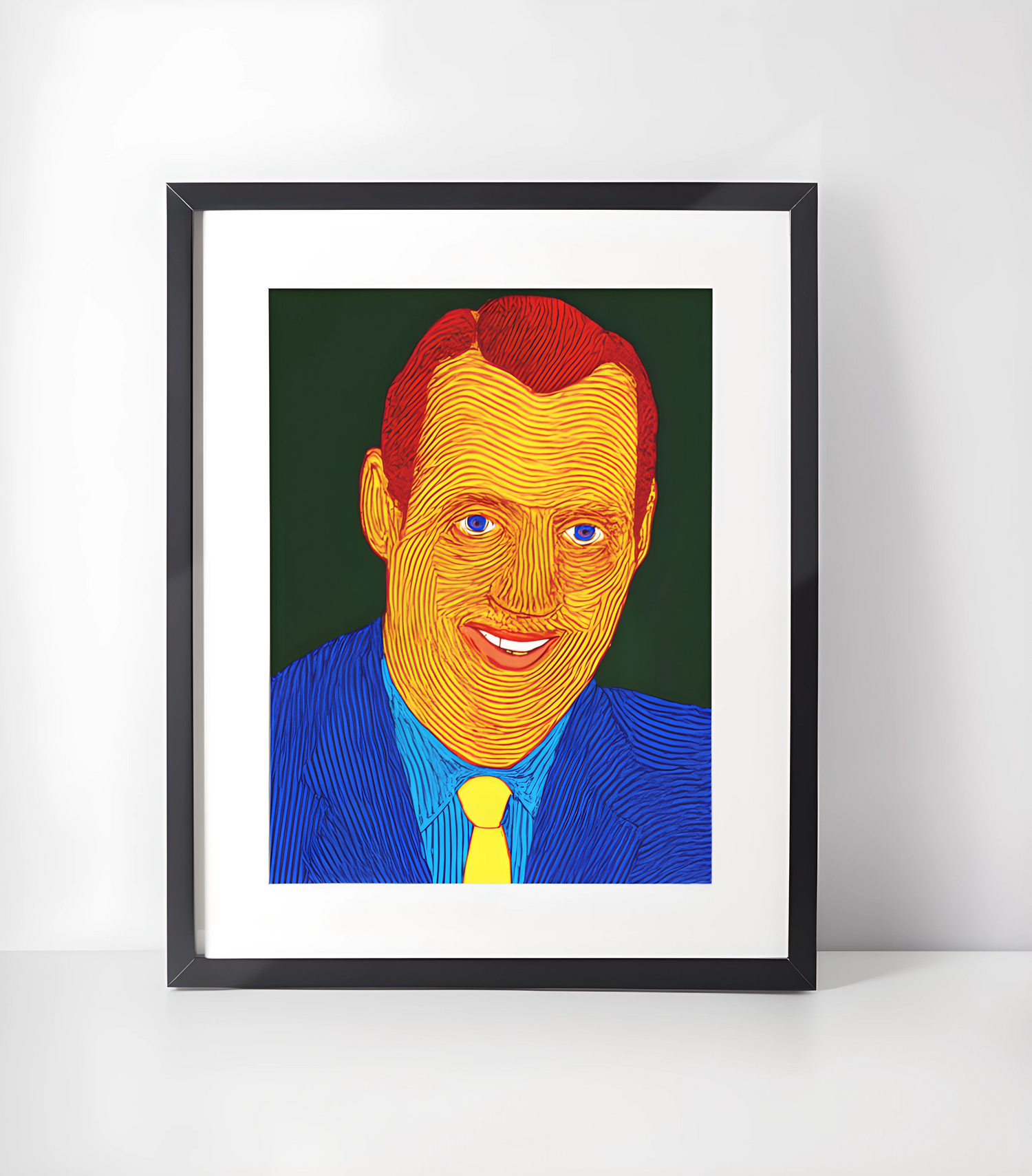 Kong Harald Young Kunstsamling - Kunsttrykk A3+/A3 - Uten ramme #1 Kong Harald young