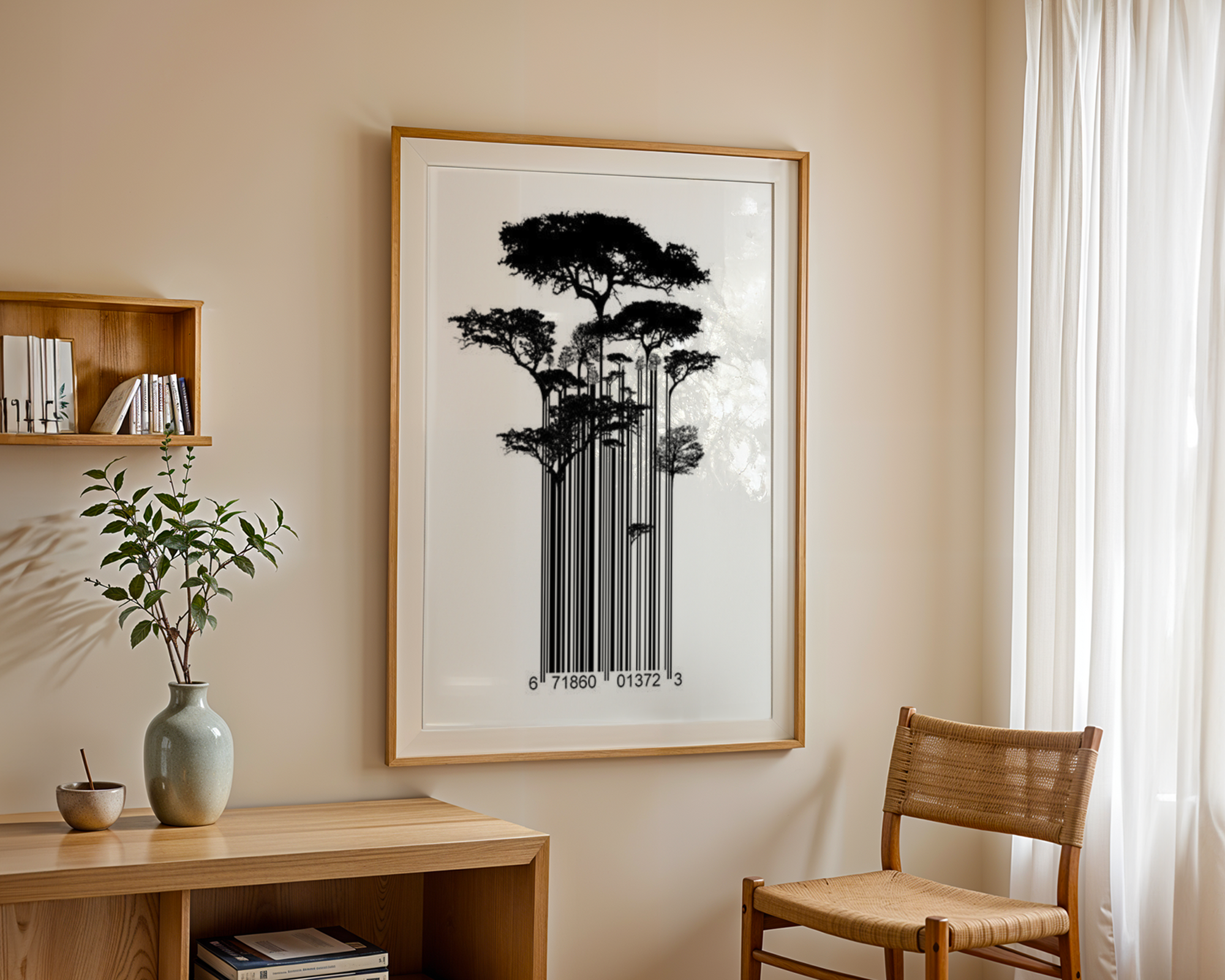 Banksy - Barcode Trees