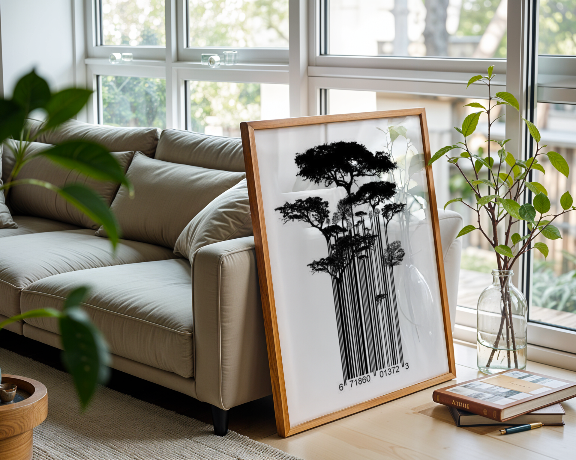 Banksy - Barcode Trees