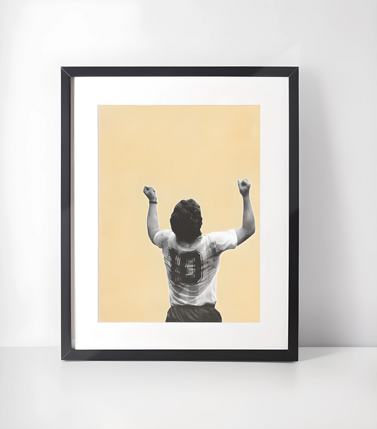 Maradona Vintage 3 for 1 Kunstsamling - Kunsttrykk A3+/A3 - Uten ramme #2 Triumfen