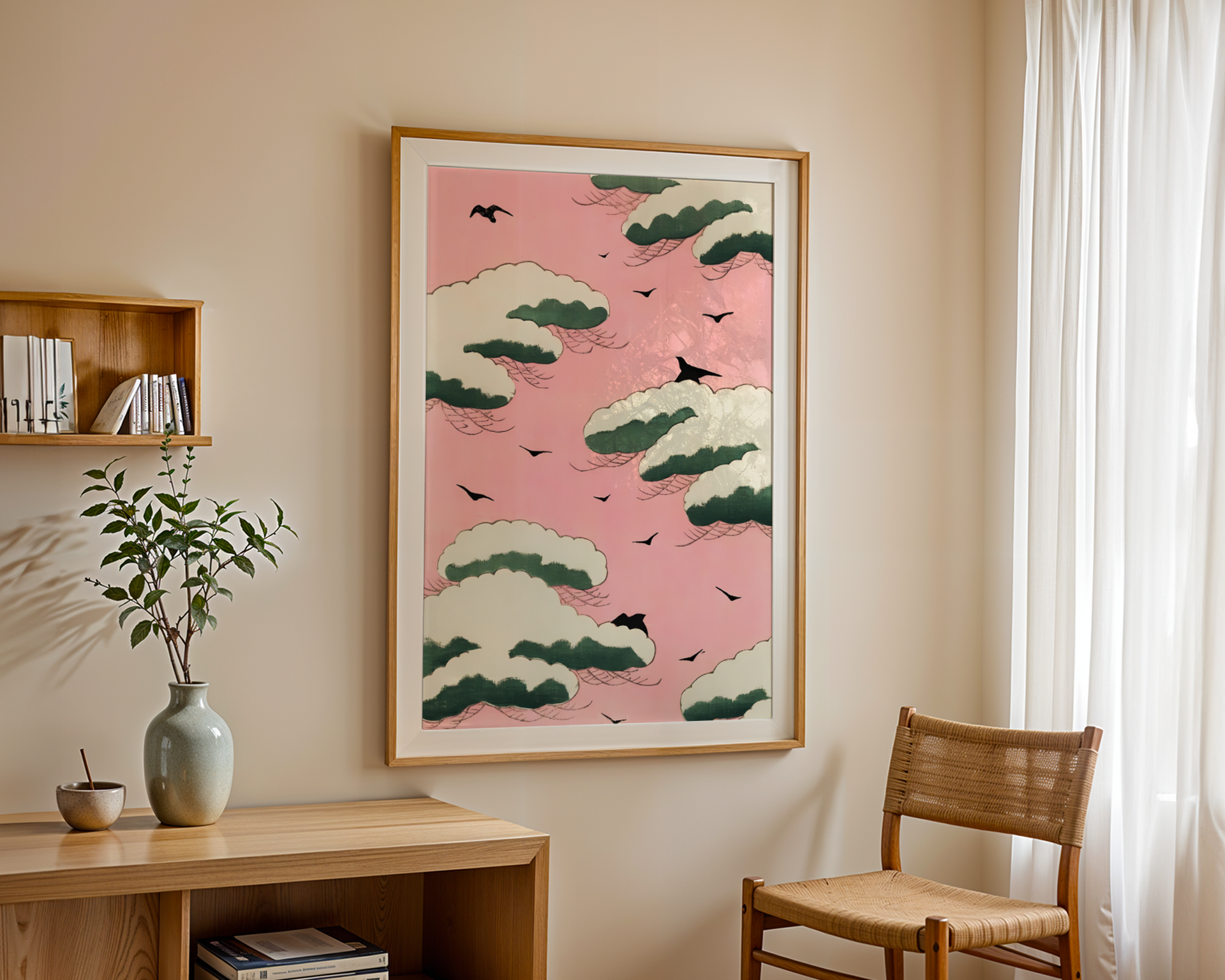 Watanabe Seitei - Pink Sky