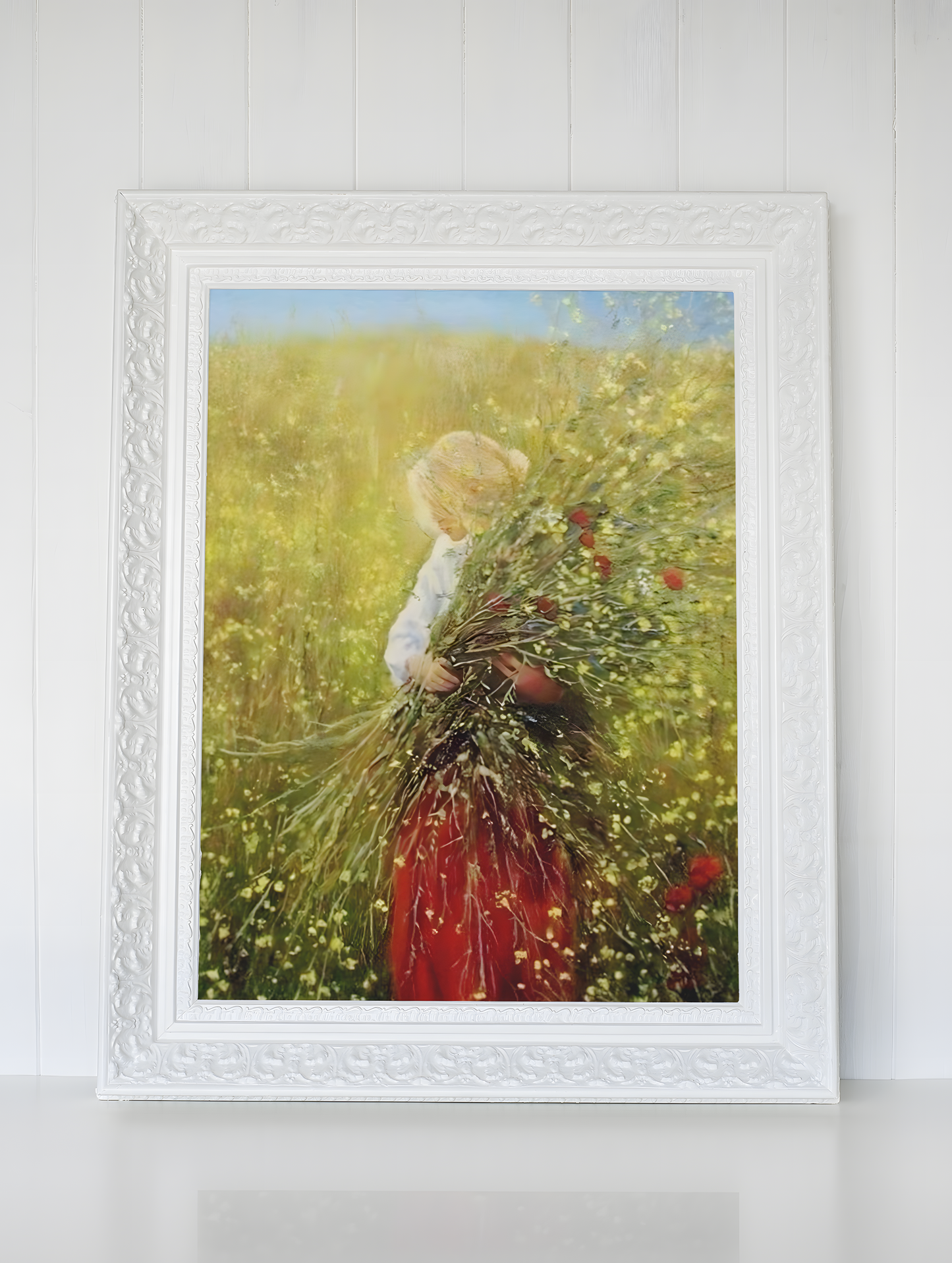 Hans Dahl (1849-1937) Kunstsamling - Kunsttrykk A3+/A3 - Uten ramme #6 Jente som arbeider