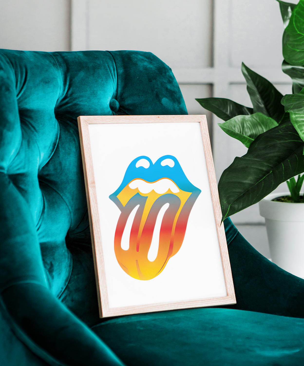The Rolling Stones Kunstsamling - Kunsttrykk A3+/A3 - Uten ramme #1 Rolling Stones 2002