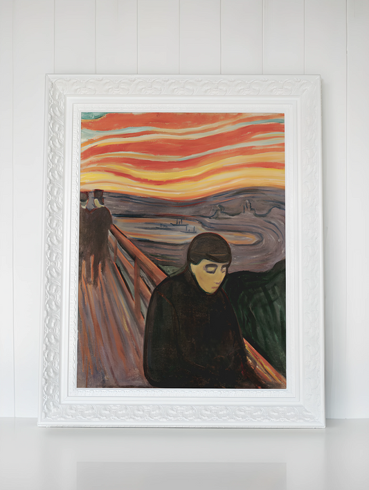 Edvard Munch Skrik, Angst & Fortvilelse Kunstsamling - Kunsttrykk A3+/A3 - Uten ramme #4 Fortvilelse (1894)
