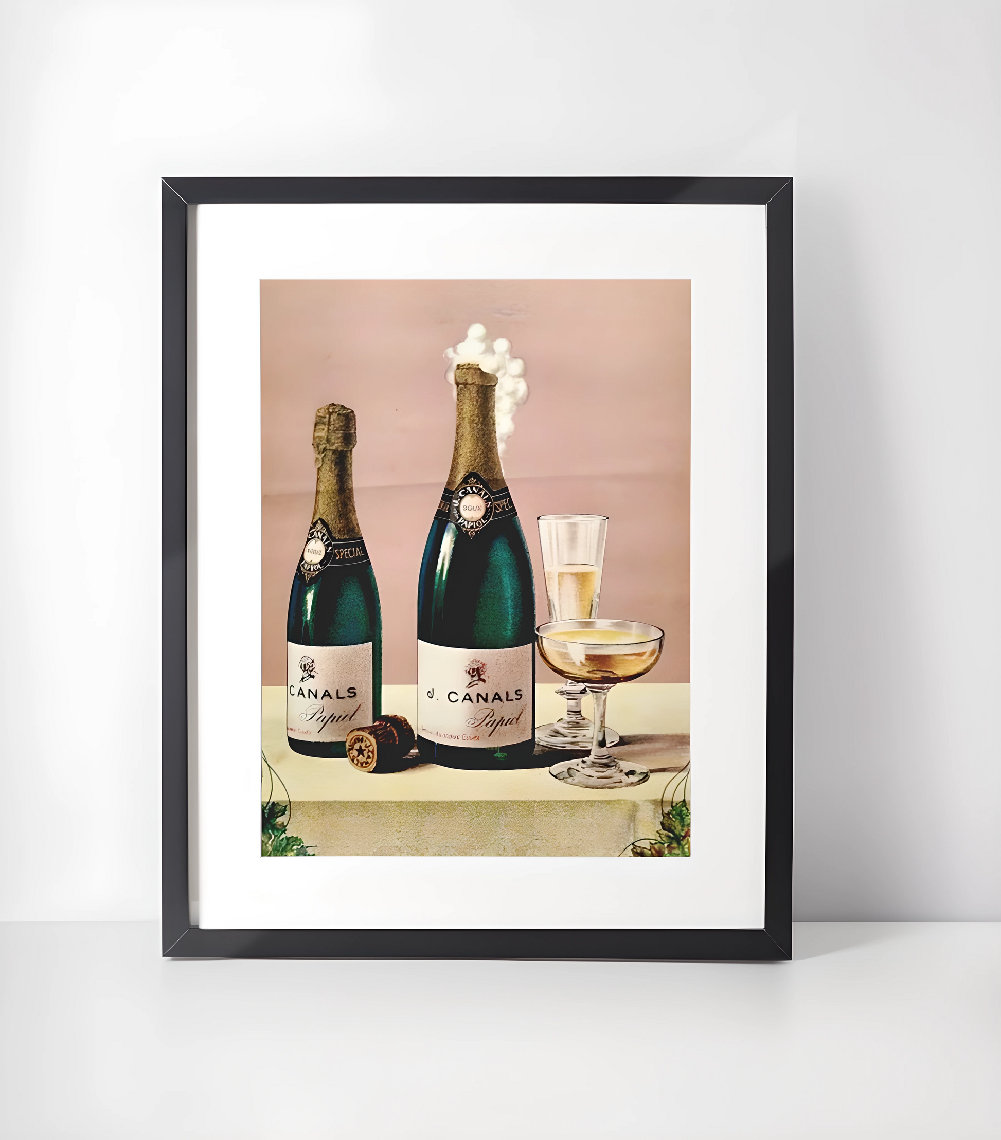 Champagne Kunstsamling - Kunsttrykk A3+/A3 - Uten ramme #1 J.Canals