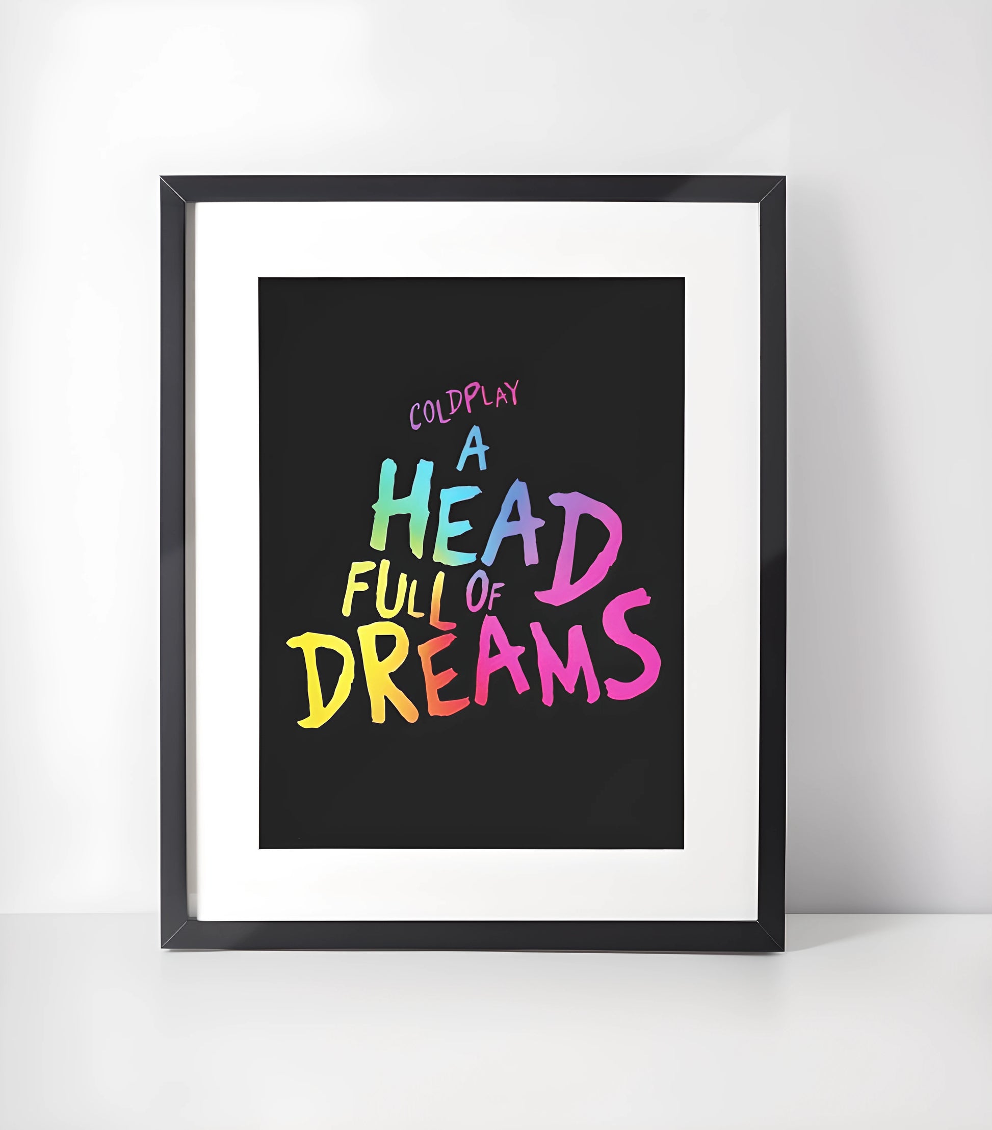 Coldplay Kunstsamling - Kunsttrykk A3+/A3 - Uten ramme