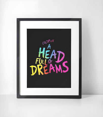 Coldplay Kunstsamling - Kunsttrykk A3+/A3 - Uten ramme