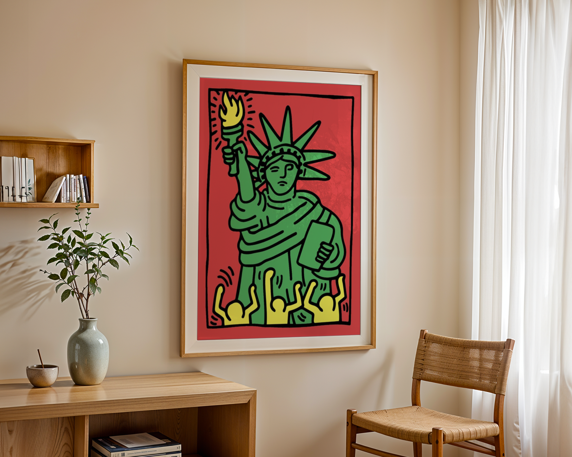 Keith Haring - Statue of Liberty (1986)