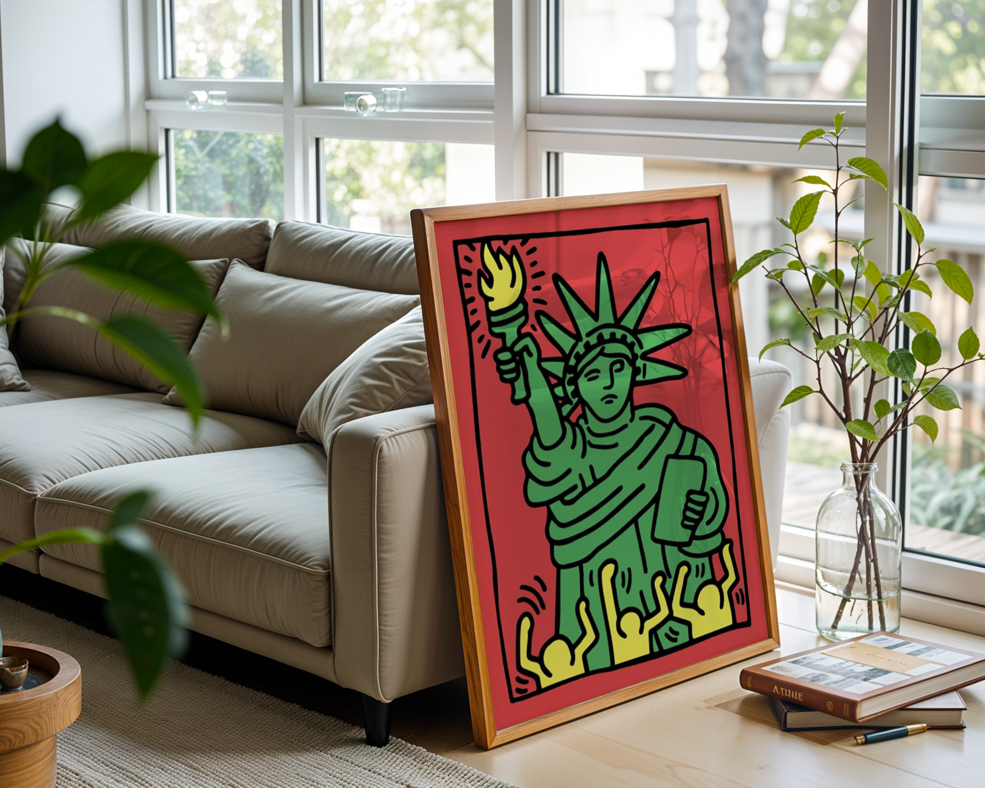 Keith Haring - Statue of Liberty (1986)