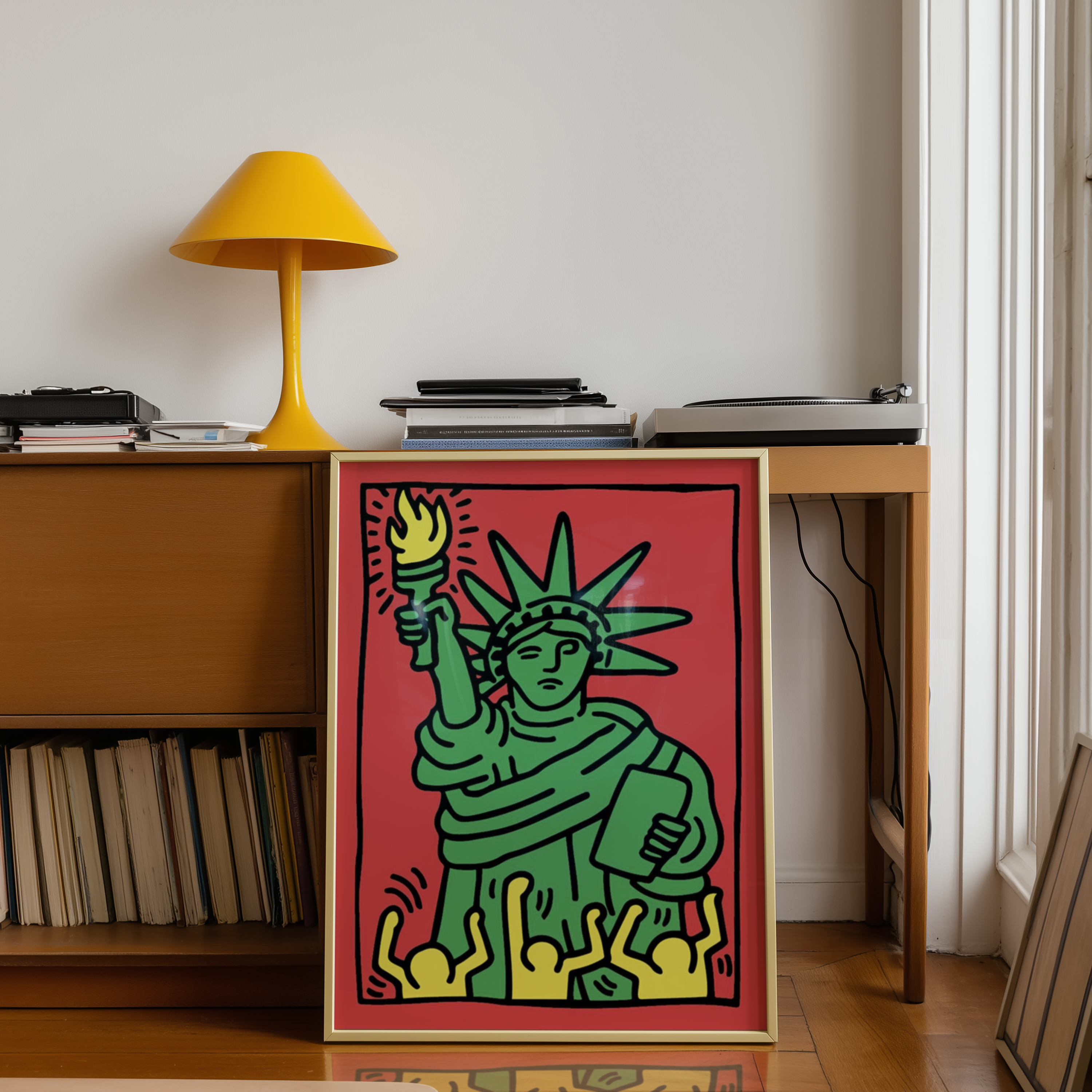 Keith Haring - Statue of Liberty (1986)