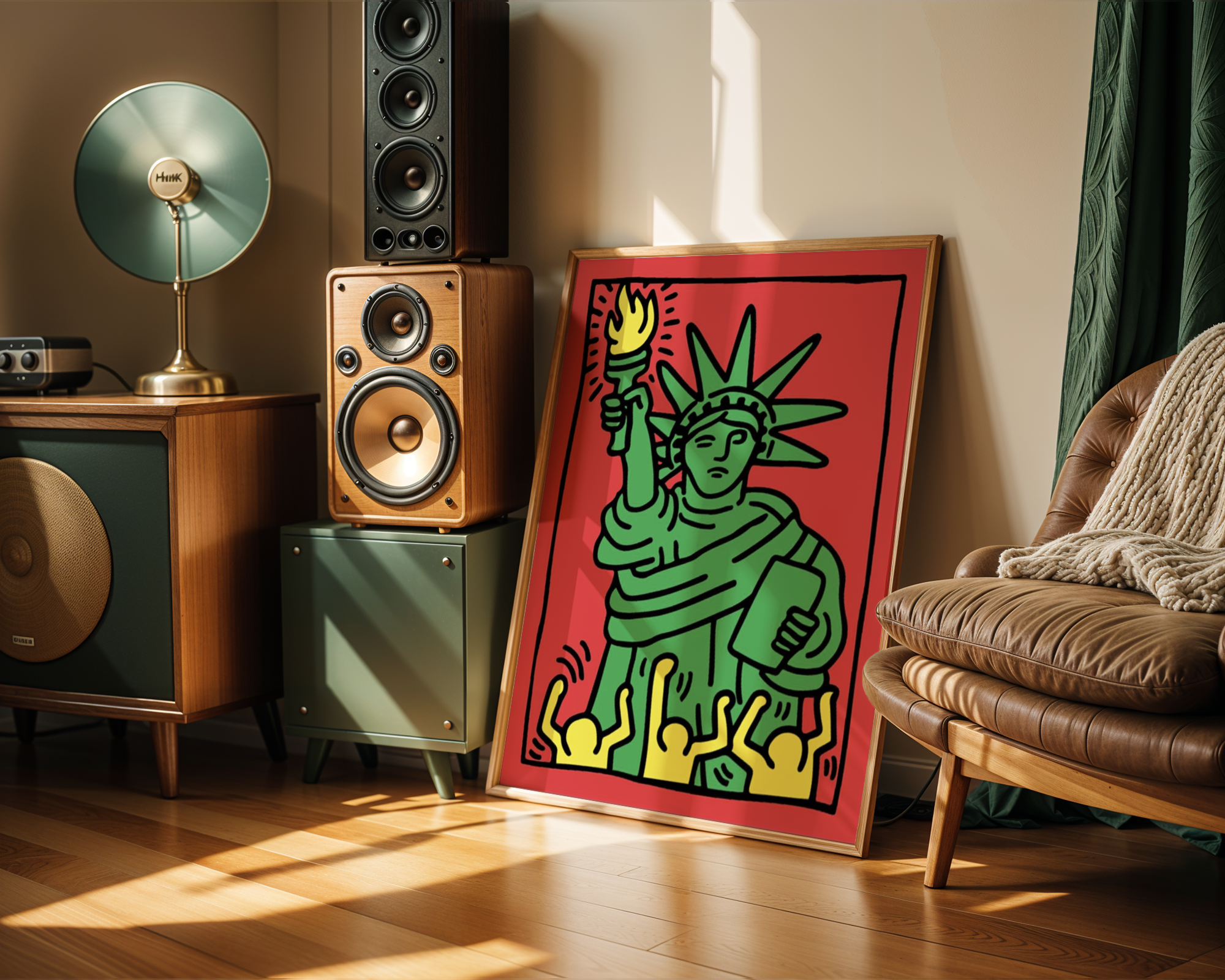 Keith Haring - Statue of Liberty (1986)