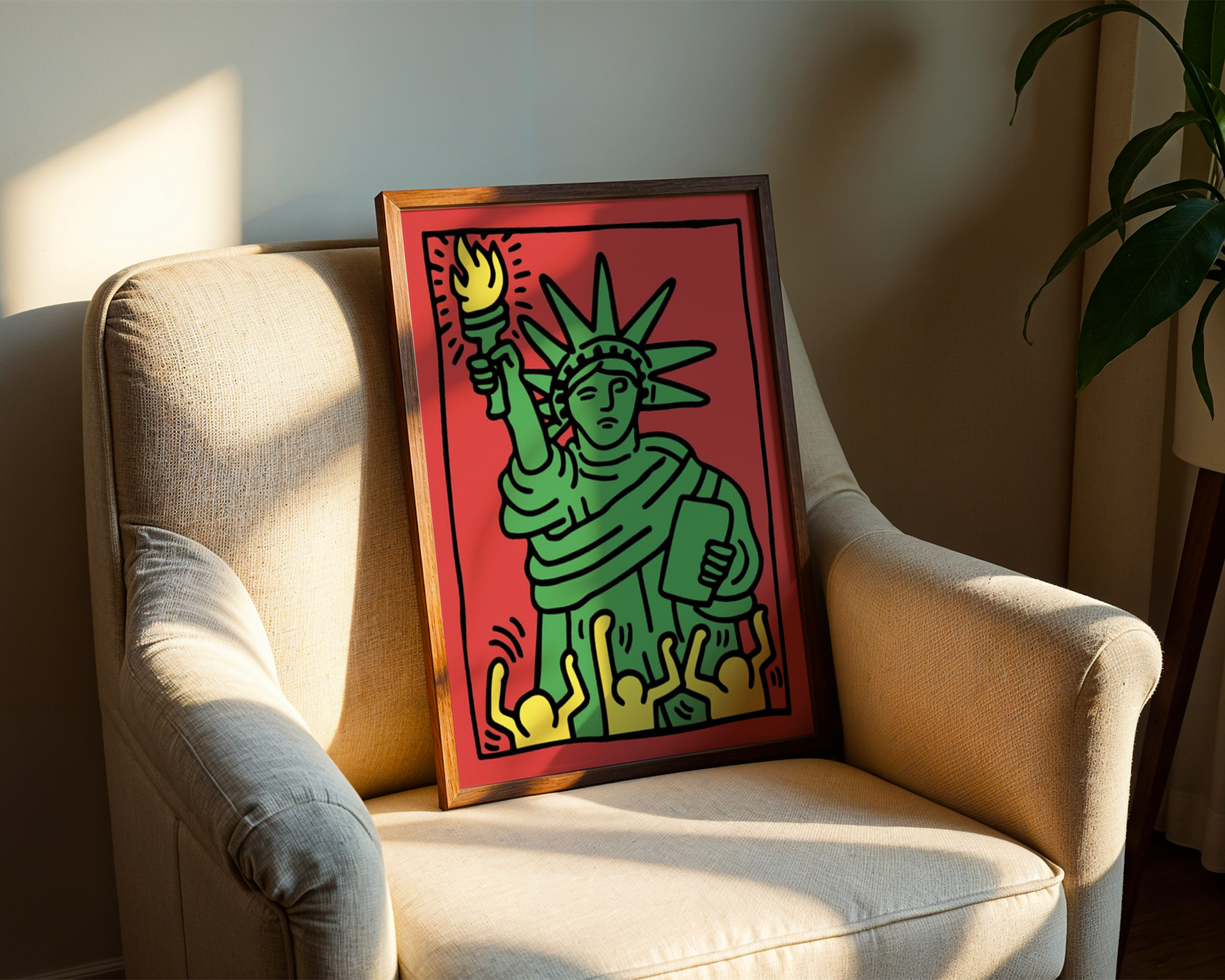 Keith Haring - Statue of Liberty (1986)