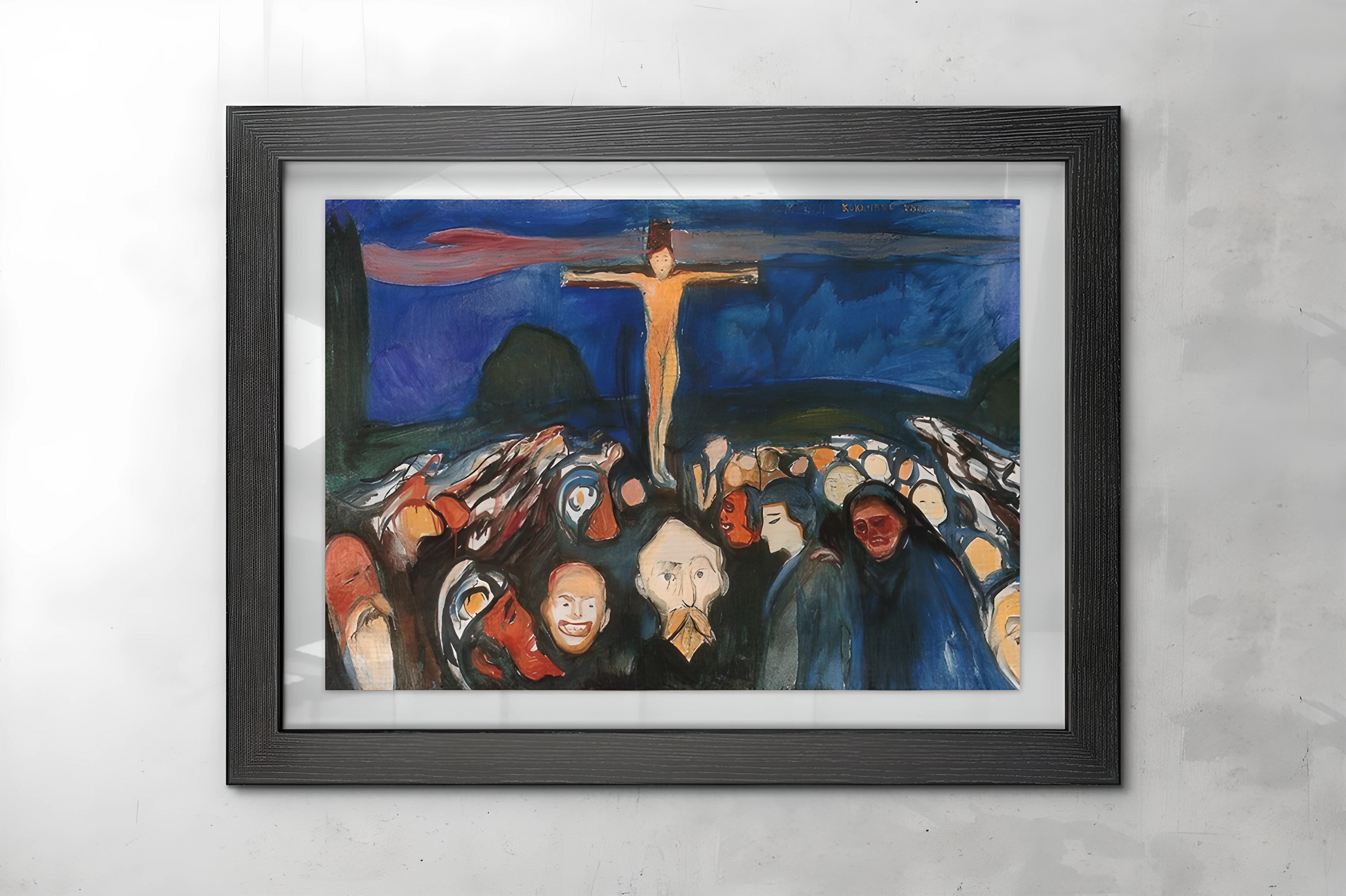 Edvard Munch Samling - Kunsttrykk A3+/A3 - Uten ramme #8 Golgotha 1900