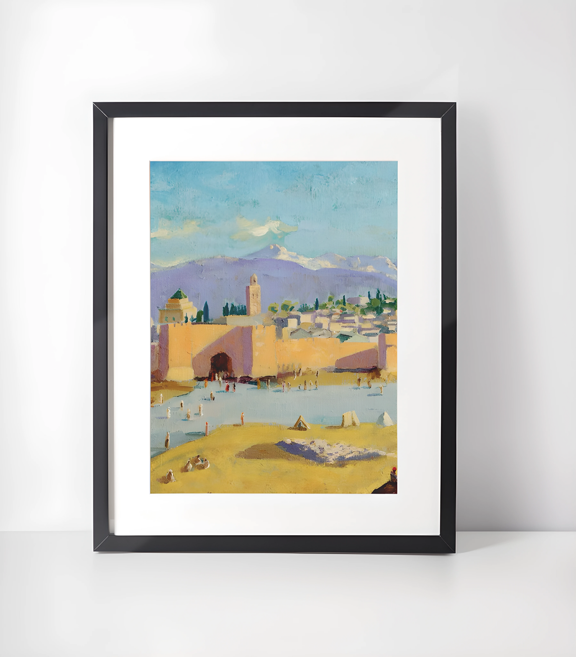 Winston Churchill 3 for 1 Kunstsamling - Kunsttrykk A3+/A3 - Uten ramme #2 Tower of the Koutoubia Mosque