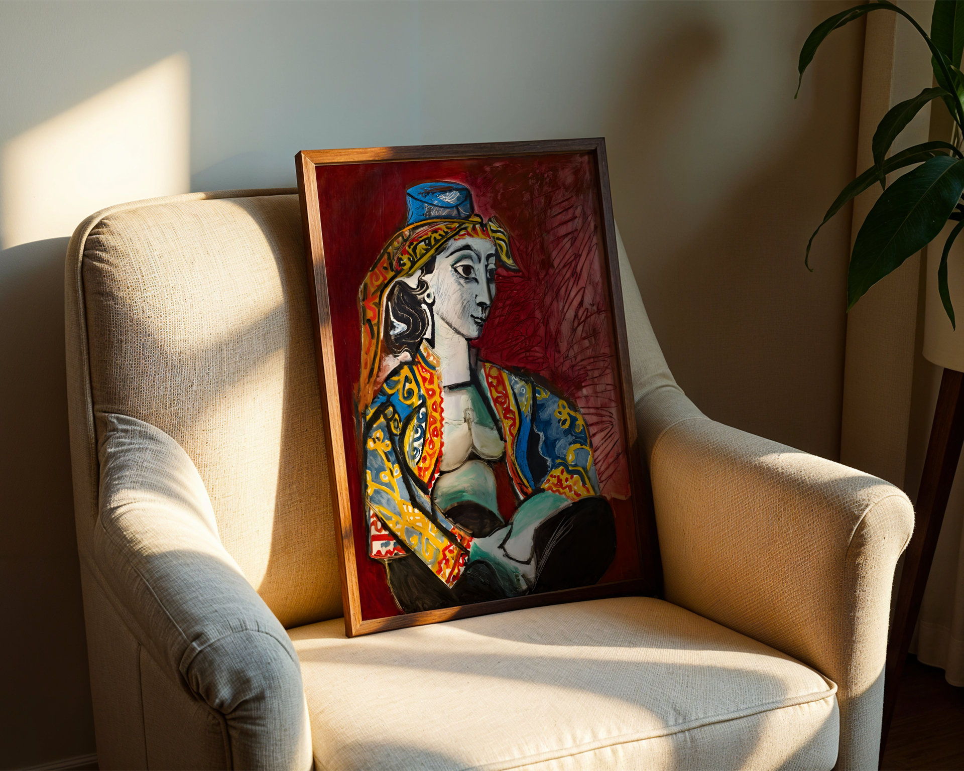 Pablo Picasso - Jacqueline i tyrkisk kostyme (1955)