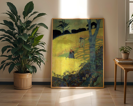 Paul Sérusier - Harvest Scene (1890)