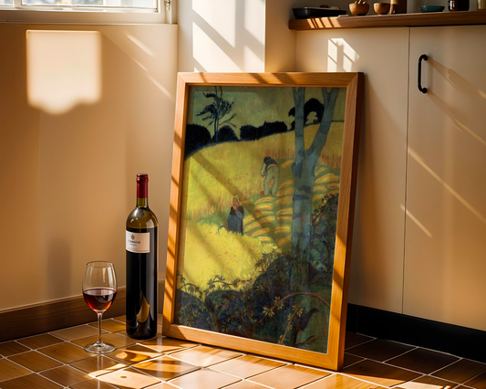 Paul Sérusier - Harvest Scene (1890)