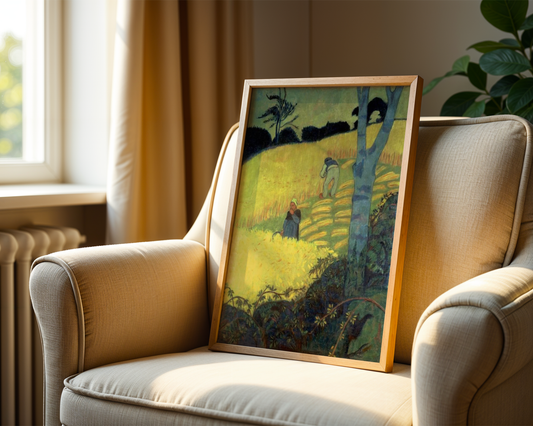 Paul Sérusier - Harvest Scene (1890)