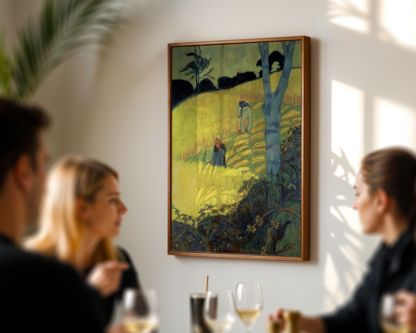 Paul Sérusier - Harvest Scene (1890)