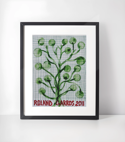 Tennis Kunstsamling - Kunsttrykk A3+/A3 - Uten ramme #3 Roland Garros 2011