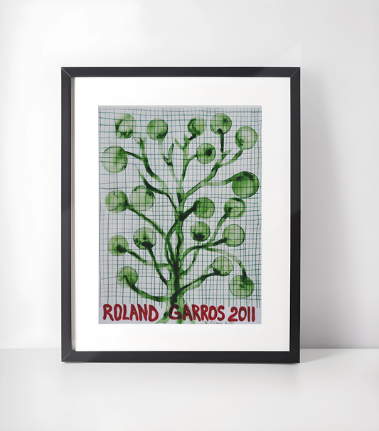 Tennis Kunstsamling - Kunsttrykk A3+/A3 - Uten ramme #3 Roland Garros 2011
