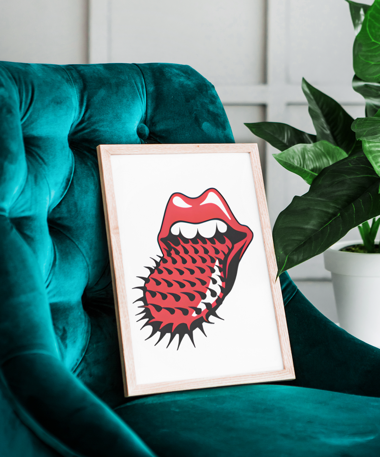 The Rolling Stones Kunstsamling - Kunsttrykk A3+/A3 - Uten ramme #2 Rolling Stones Kunst 1994