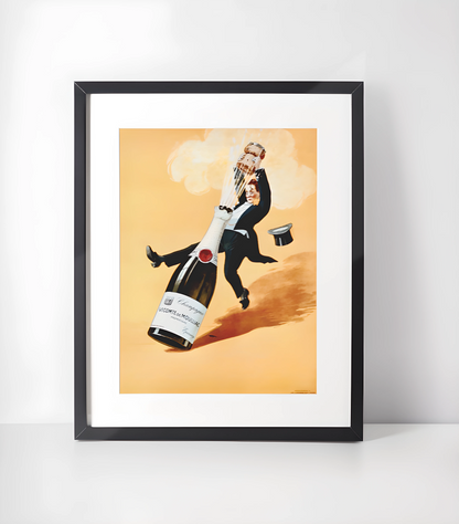 Champagne Kunstsamling - Kunsttrykk A3+/A3 - Uten ramme #2 Congratulations