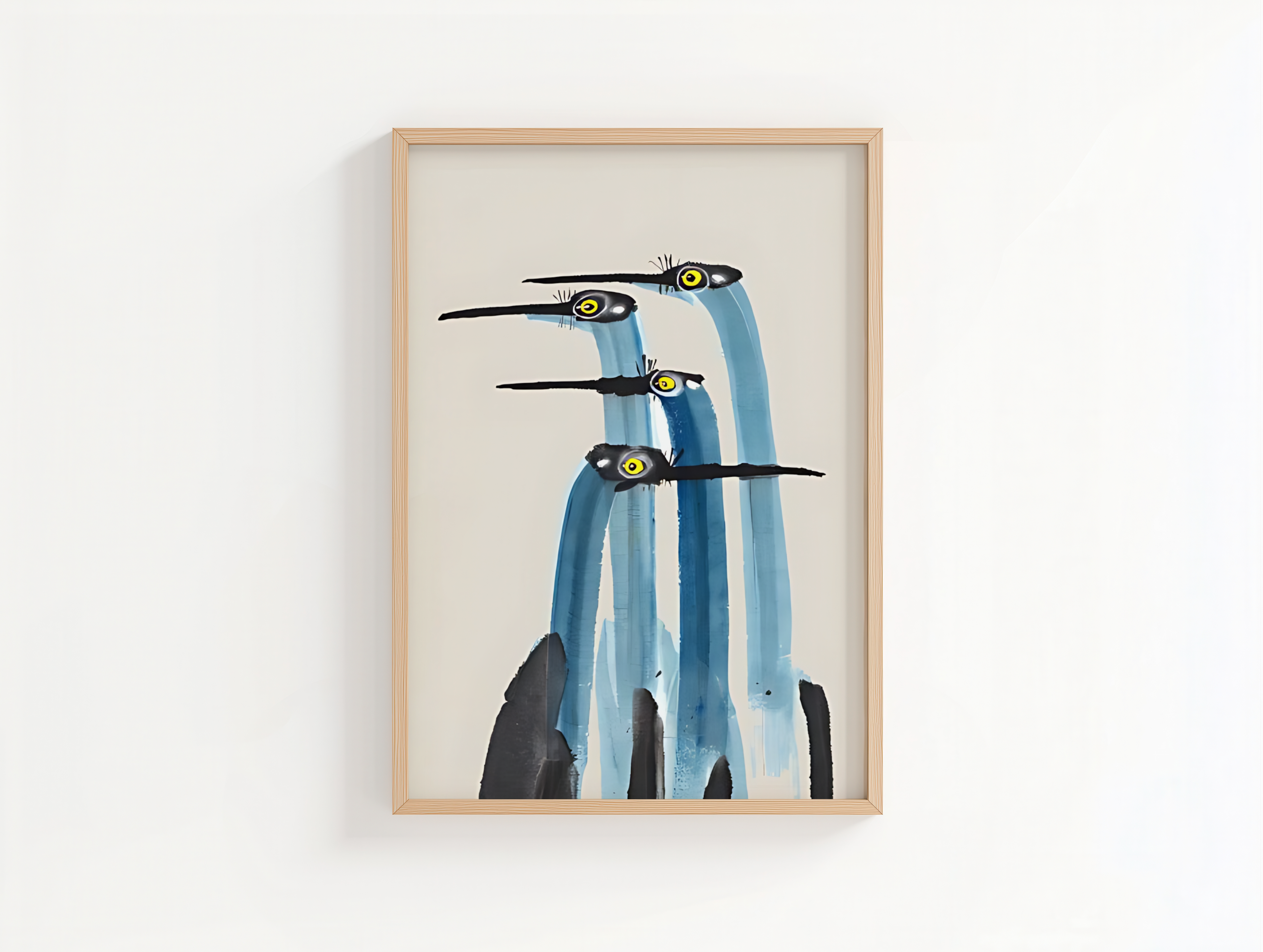 Blue Japanese Crane