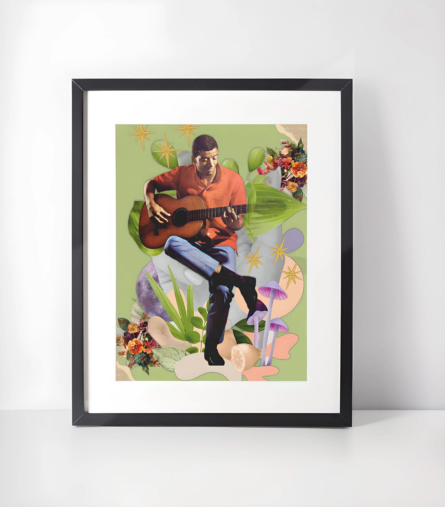 Limited Edition Kunst- Blanding Musikk - Kunsttrykk A3+/A3 - Uten ramme #6 Jorge Ben Jor