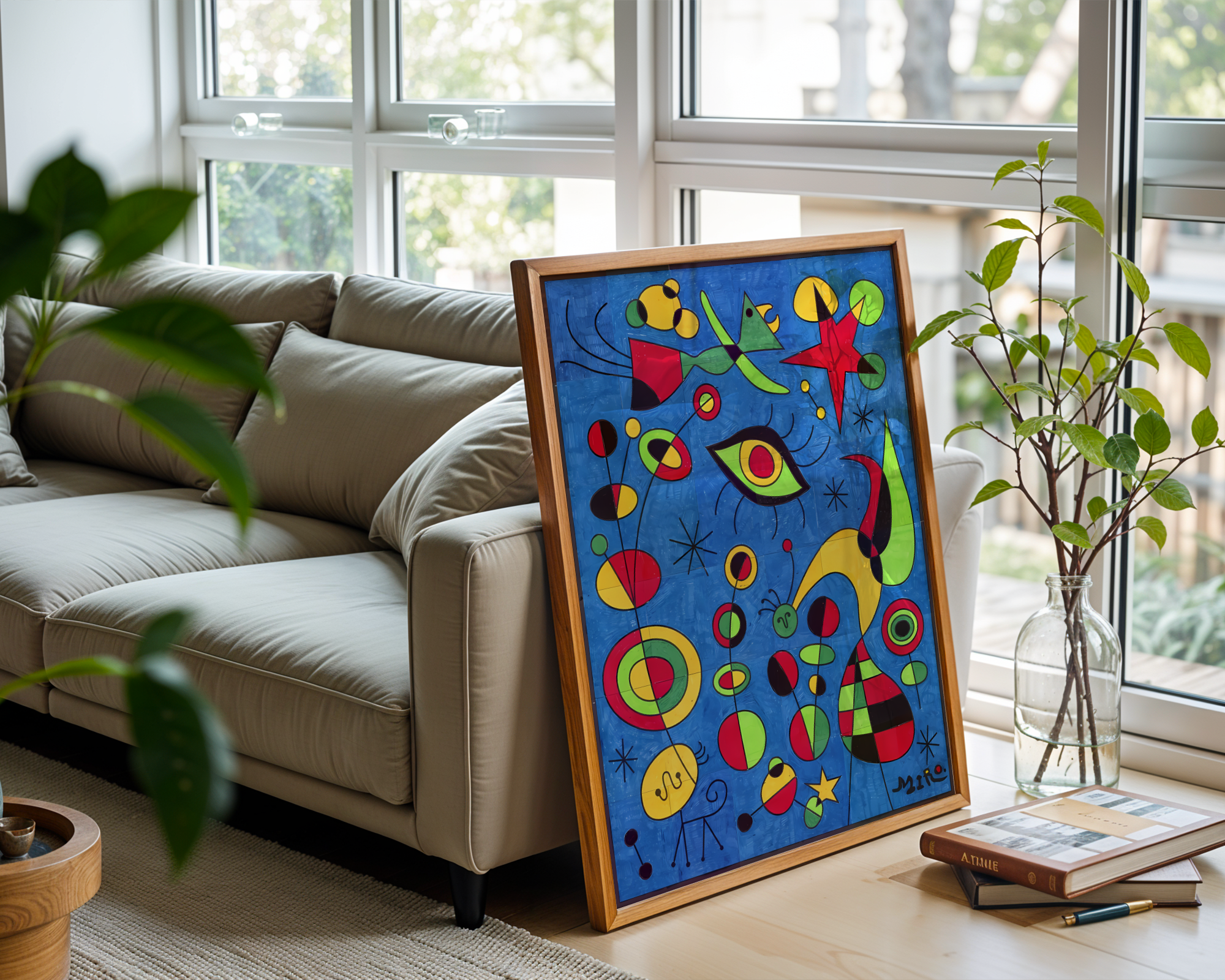 Joan Miró - Fargerike fisker
