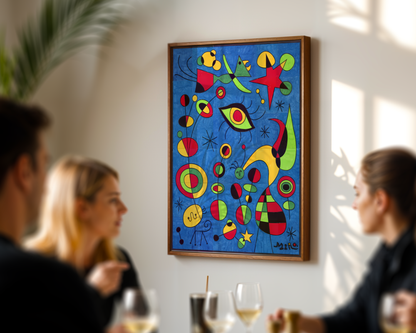 Joan Miró - Fargerike fisker