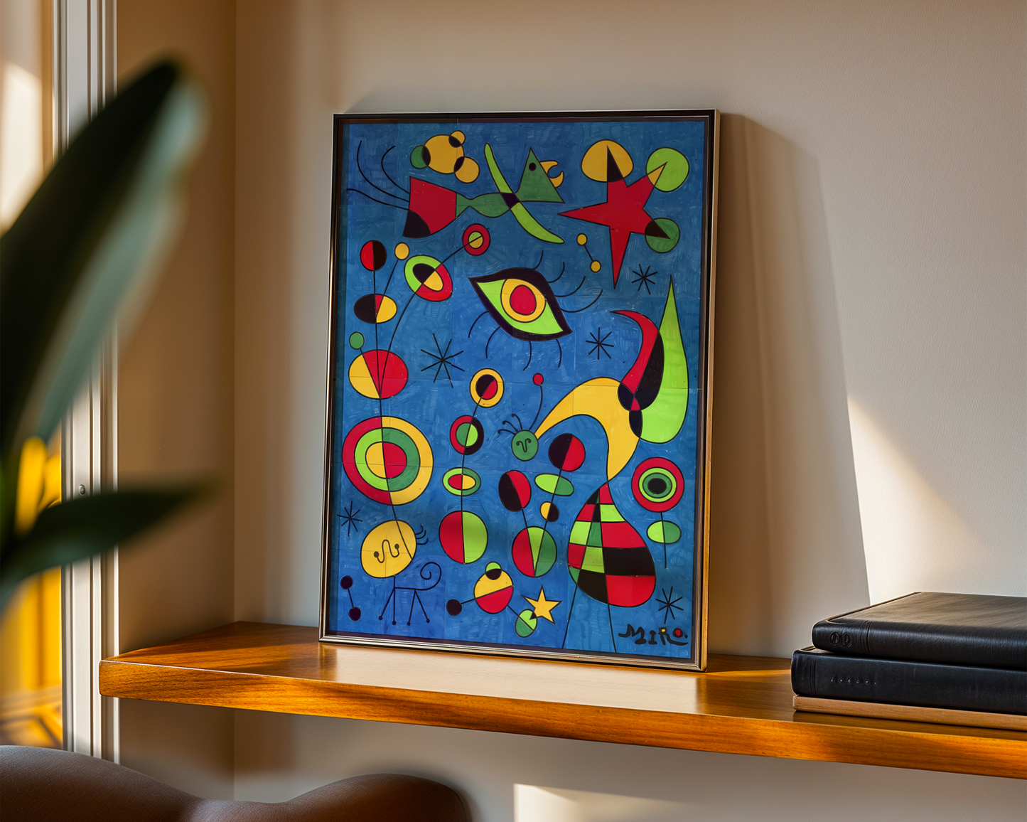 Joan Miró - Fargerike fisker