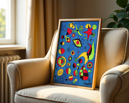 Joan Miró - Fargerike fisker