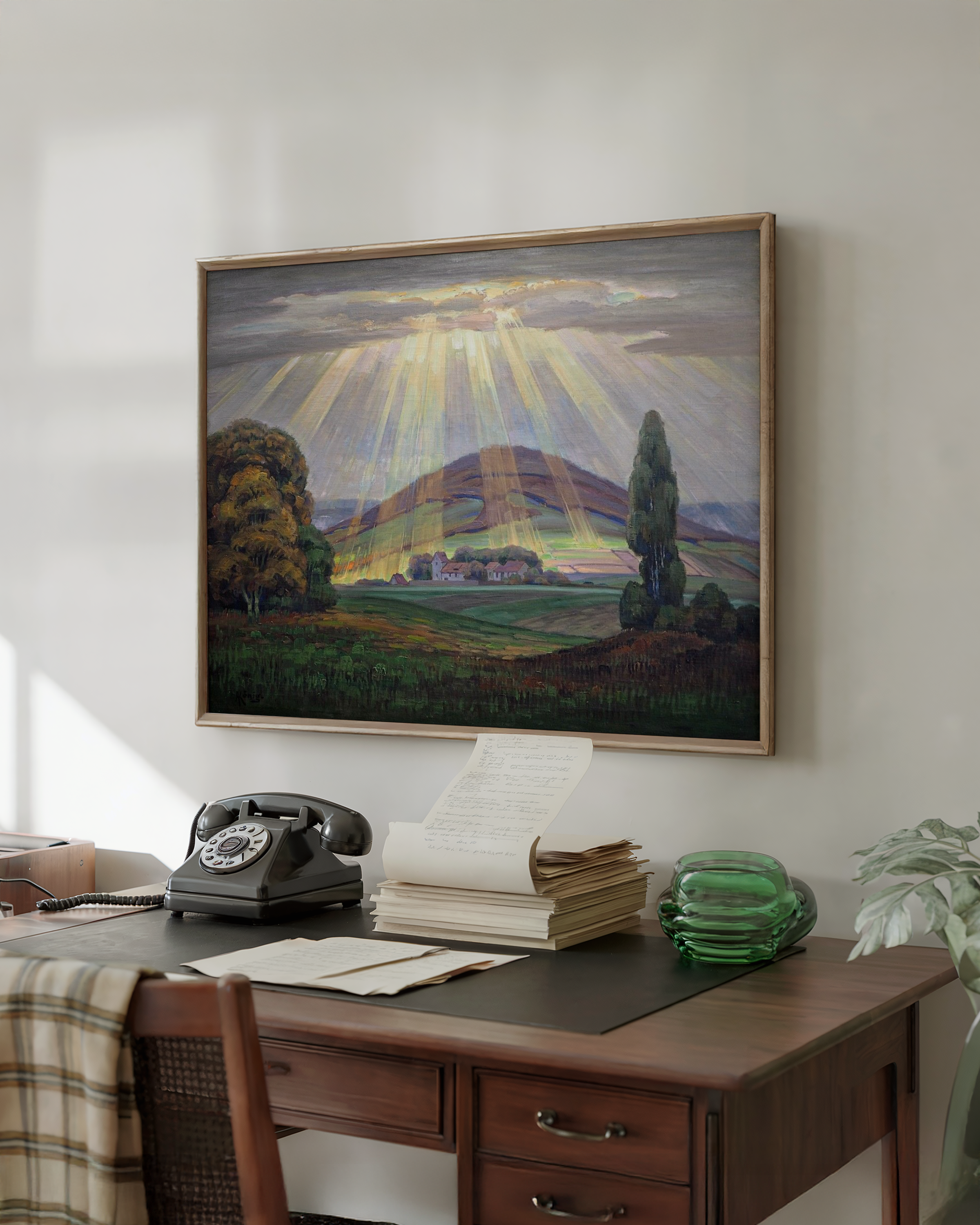 Albert König - Landscape with a Blessing of Light