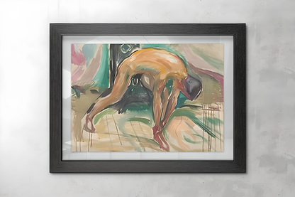 Edvard Munch Nakne Malerier Kunstsamling - Kunsttrykk A3+/A3 - Uten ramme