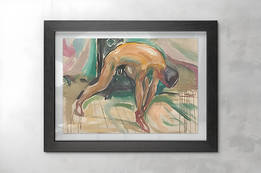 Edvard Munch Nakne Malerier Kunstsamling - Kunsttrykk A3+/A3 - Uten ramme