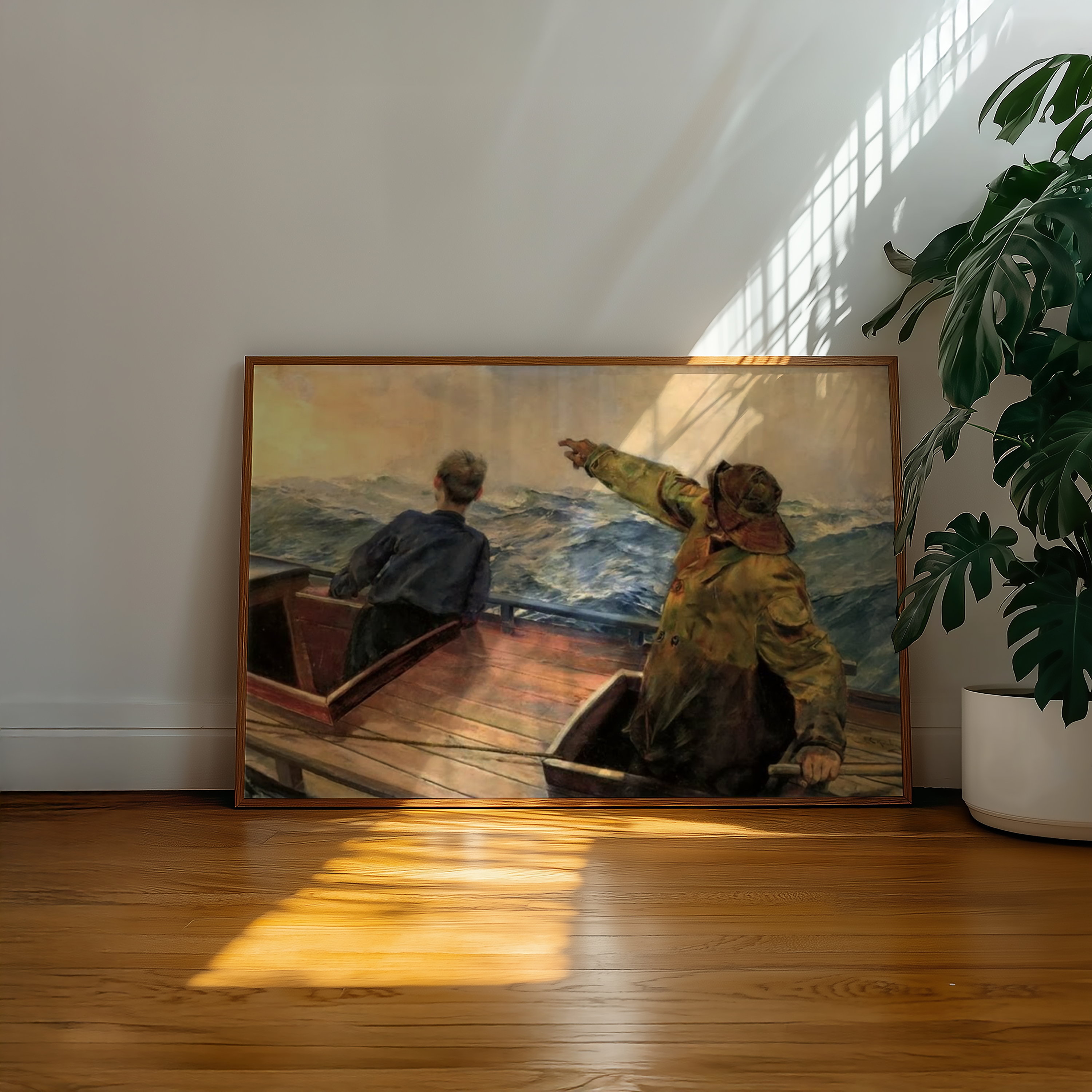 Christian Krohg - Norsk losbåt (1840)