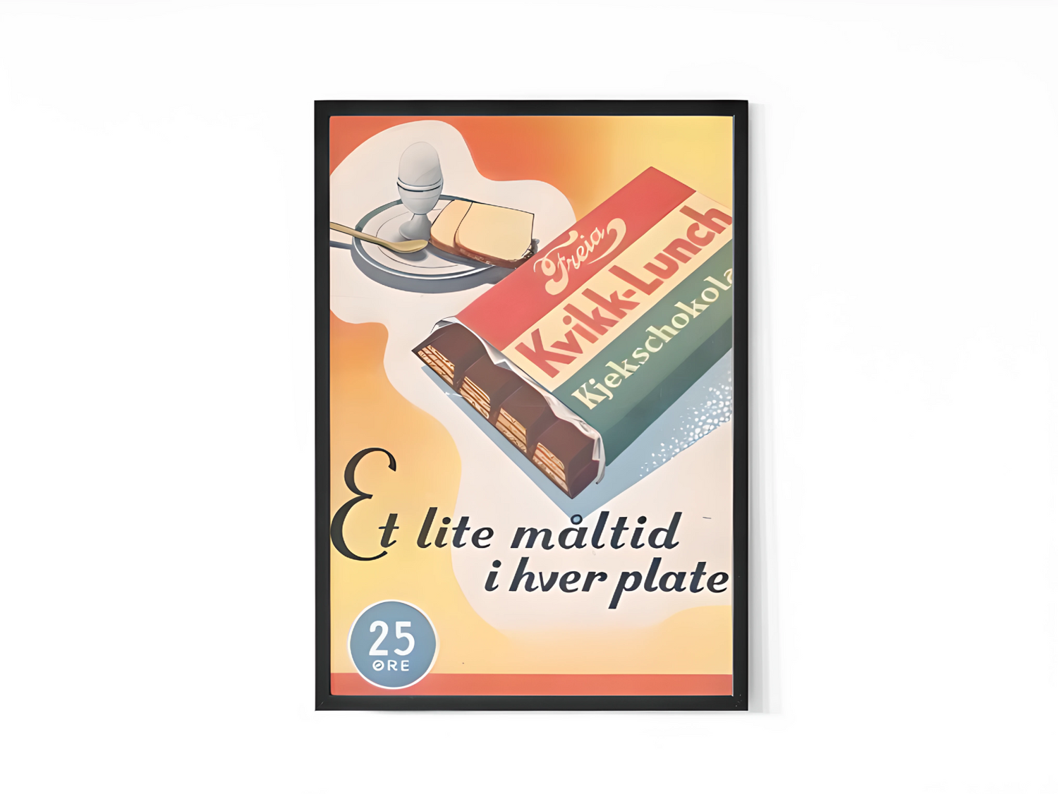Gamle Reklamer / Politiske Postere Samling - Kunsttrykk A3+/A3 - Uten ramme