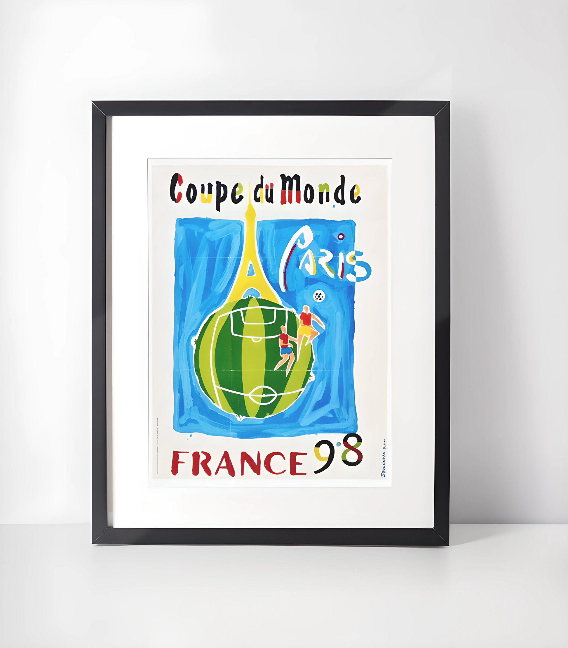 Fotball VM-Plakater Kunstsamling - Kunsttrykk A3+/A3 - Uten ramme