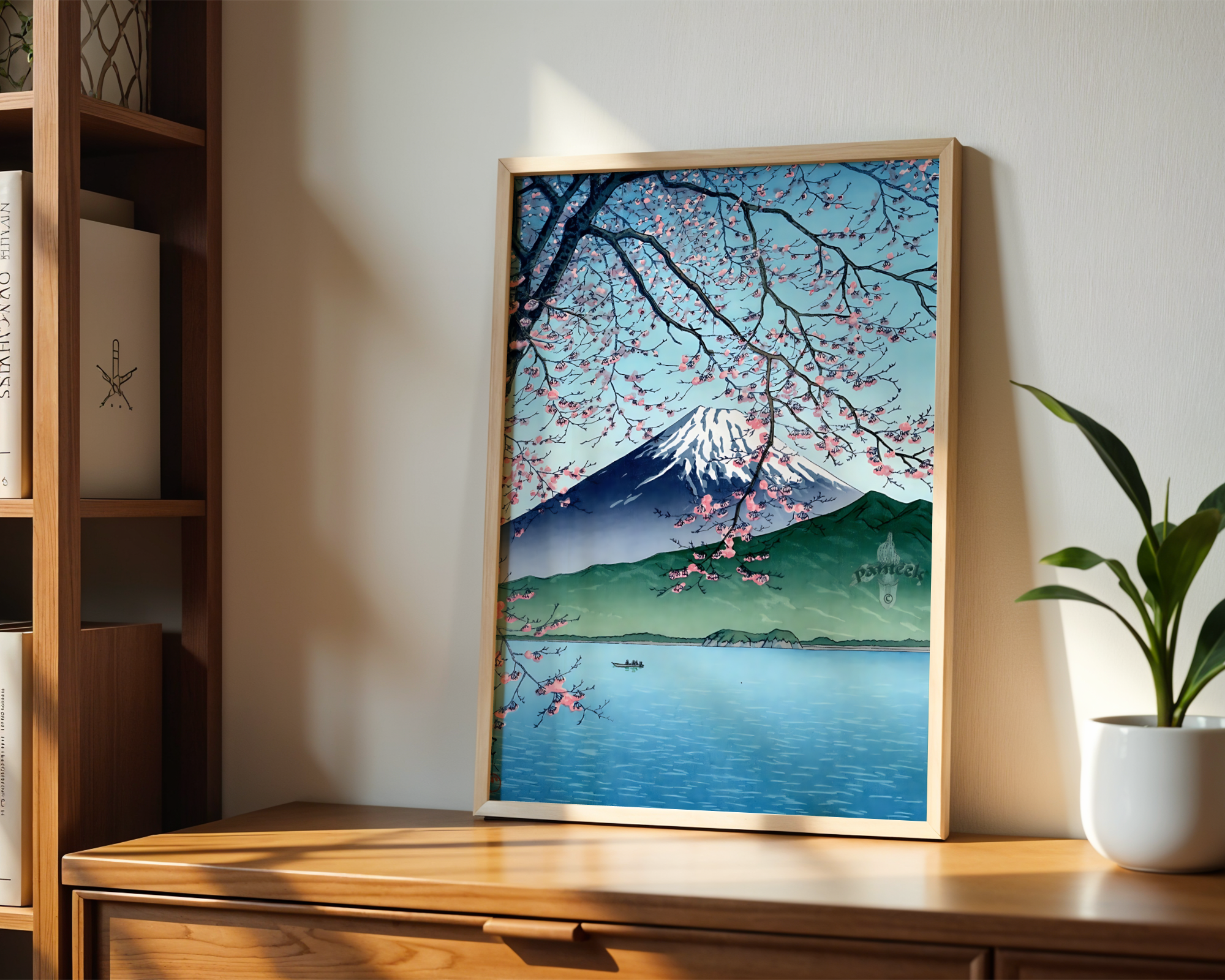 Hasui Kawase - Mount Fuji from Kishio (1937)